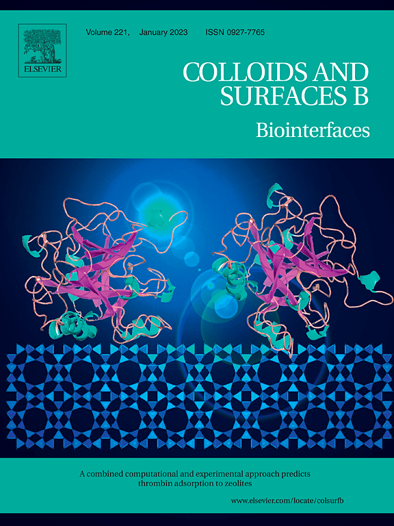 工程技术SCI期刊推荐：Colloids and Surfaces BBiointerfaces佩普学术