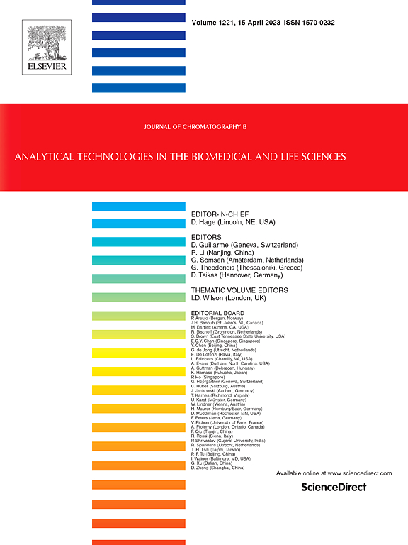 Journal Of Chromatography B：分析科学热门SCI期刊-佩普学术