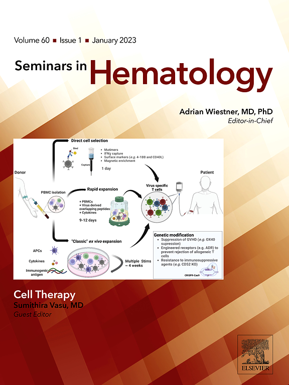 医学SCI期刊推荐：SEMINARS IN HEMATOLOGY-佩普学术