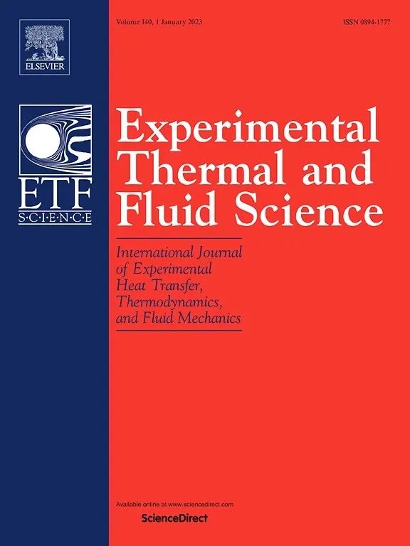 experimental thermal and fluid science letpub