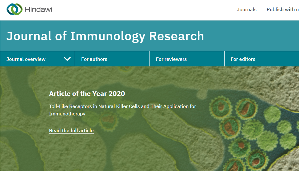 immunology research scholarly articles