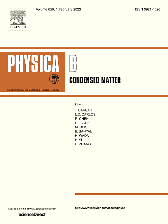 物理与天体物理SCI期刊推荐：PHYSICA B-CONDENSED MATTER-佩普学术