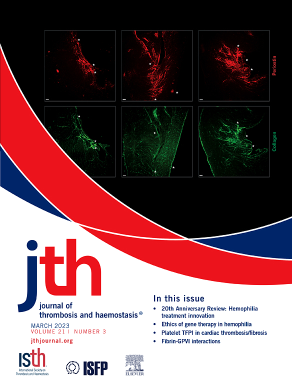 医学SCI期刊介绍：Journal of Thrombosis and Haemostasis-佩普学术