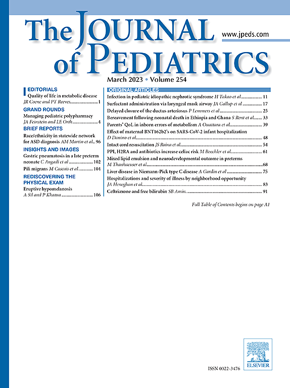 医学领域SCI期刊推荐：JOURNAL OF PEDIATRICS-佩普学术