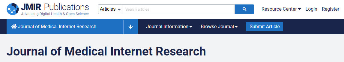 journal of medical internet research submission guidelines
